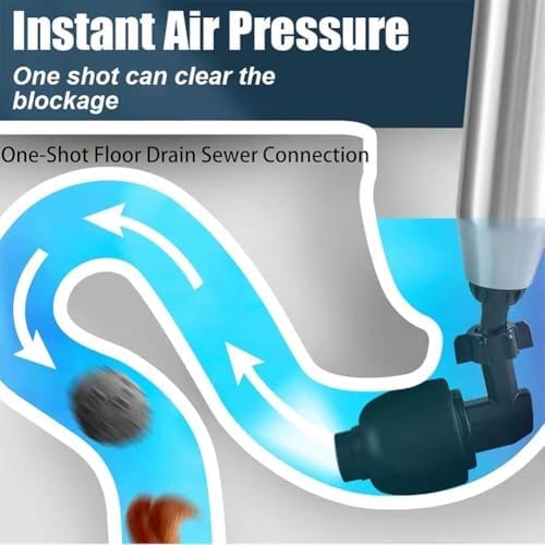 SlickUnclog Pneumatic Floor Drain_unclog_tool