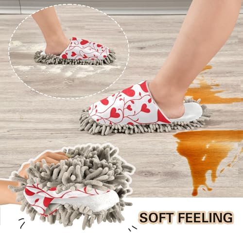 Burbuja Love Hearts Mop Slippers