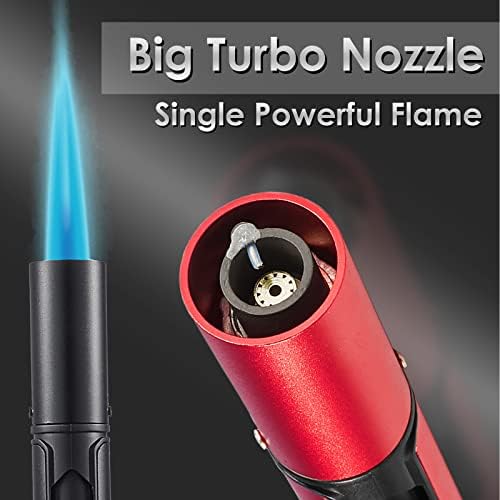 Urgrette 5 Pack Butane Torch Lighter with Adjustable Flame