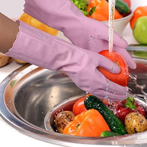 Bamllum Latex-Free Kitchen Gloves - Soft Waterproof and Durable