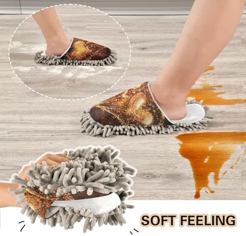 Perfectly Padded Microfiber Mop Slippers