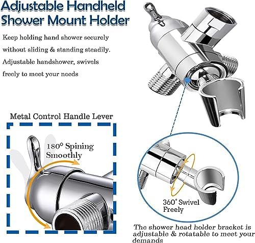 Powerful shower diverter for all-around bath multitude