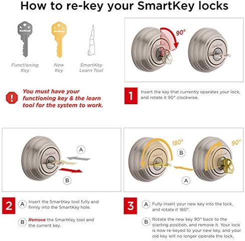 Kwikset 991-9013 Entry Lever and Single Cylinder Deadbolt Combo Pack