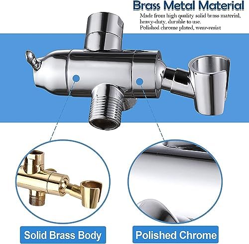 Powerful shower diverter for all-around bath multitude