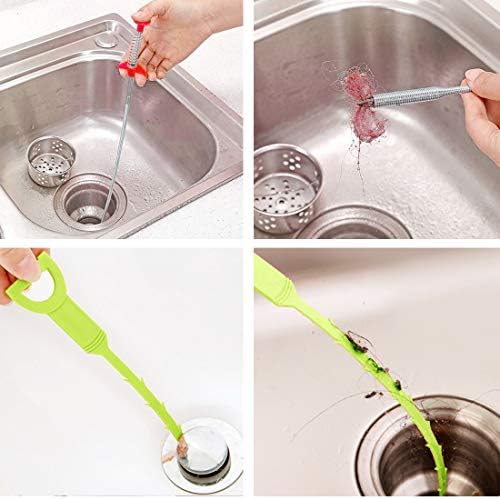 Omont Deep-Ended Hair Clog Remover 24 Inch Perfect for Sinks