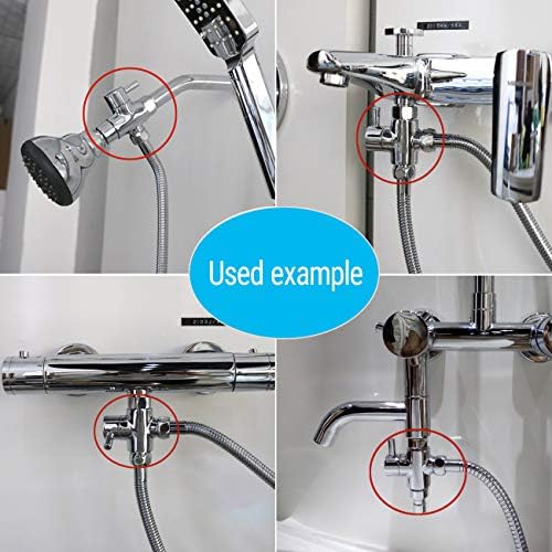 Durable 3-Way Brass Shower Diverter Valve for Home Use