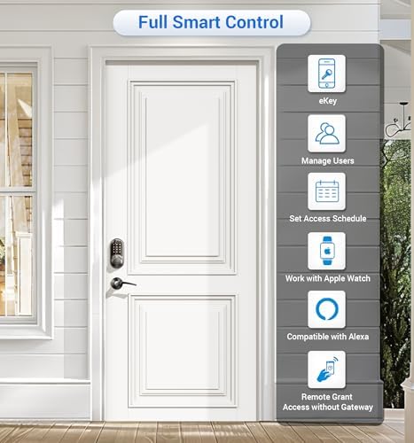 Secure Front Door with Keyless Entry