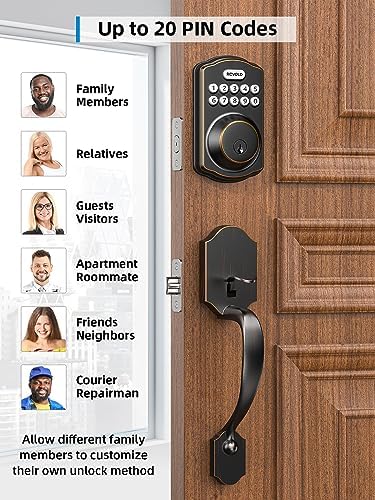 Unlock Your Front Door with the Revolo Secure Keypad Lock