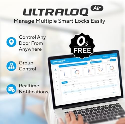 ULTRALOQ Latch 5 Built-in Smart Lock with Wi-Fi NFC