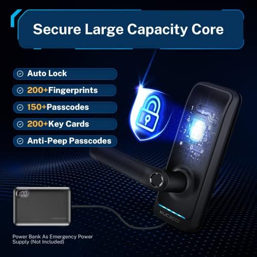 Kucacci Smart Door Lock - Keyless Entry for Front Door
