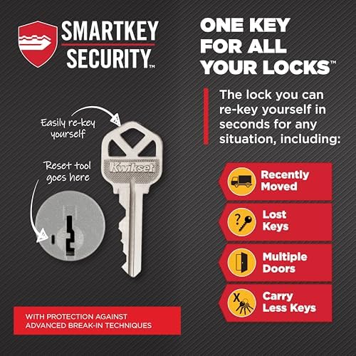 Secure Entry Door Pick-Resistant Satin Brass Keyed Deadbolt with Microban Protection