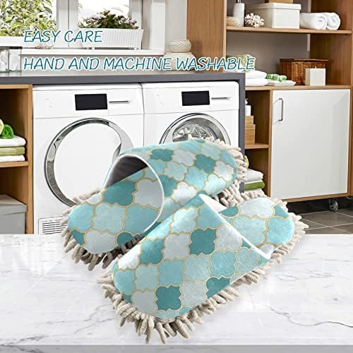 Xigua Microfiber Cleaning Slippers - Soft Absorbent Floor Mop for MenWomen