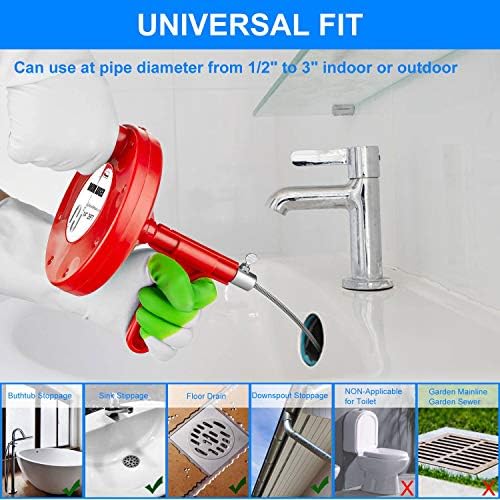 Forlivese Drain Clog Remover Kit for Efficient Plumbing Solutions