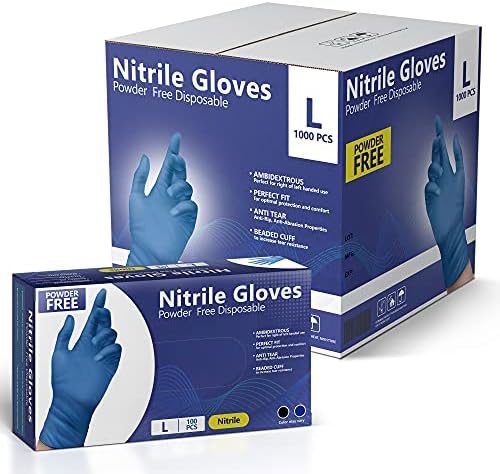 Pack of 1000 Nitrile Gloves