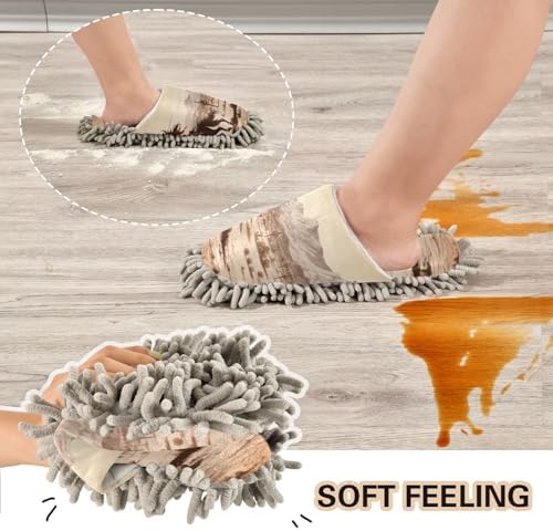 Print-Friendly Microfiber and Chenille Slippers