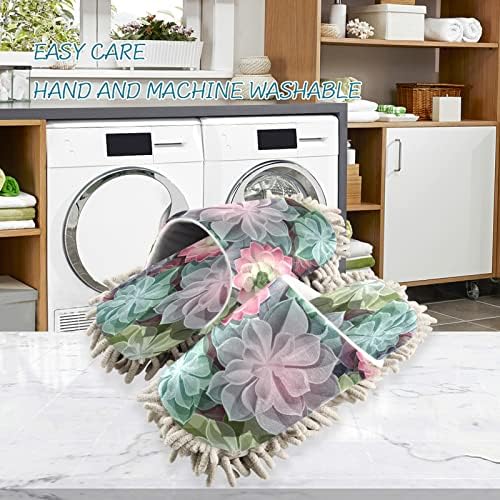 Xigua Microfiber Cleaning Slippers for Durable Floors