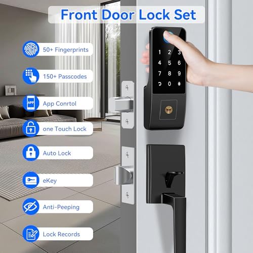 Smart Front Door Lock with 5 MethodsYOSIMIKA
