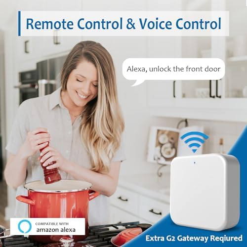 VOLIBeL Smart Door Lock 7-in-1 Keyless Entry with Voice Control