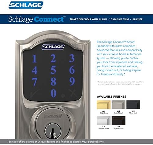 SCHLAGE Smart Deadbolt with Voice Control