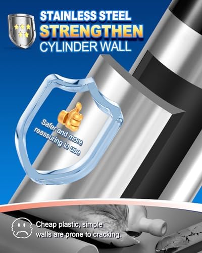 Stainless Steel Toilet Plunger with Air Drain Function