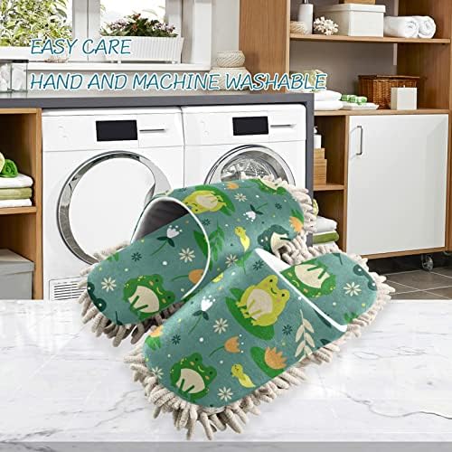 Xigua Microfiber Slippers for Cleaning Floors
