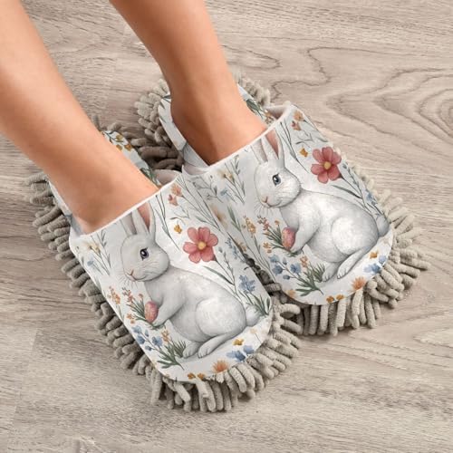 FLildon MicrofiberDurable Mop Slippers Efficient Cleaning Tool