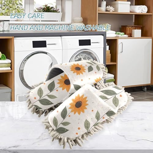 Sunflower Washable Mop Slipper