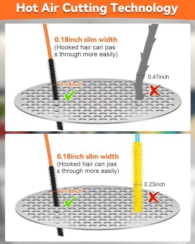 Anti-Break Metal Snake Drain Hair Remover Set