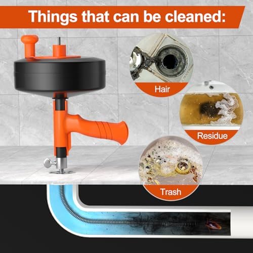 Efficient 35ft Steel Drain Auger with Gloves Storage Bag