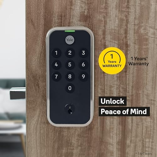 Sleek Yale Deadbolt with Keypad