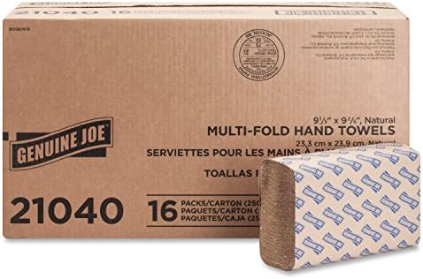 Genuine Joe GJO21040 Multifold Natural Towels 925 x 940 Pack of 4000