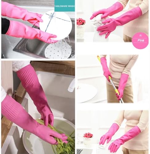Bamllum Reusable Kitchen Gloves Heavy-duty Design for Better Protection Medium