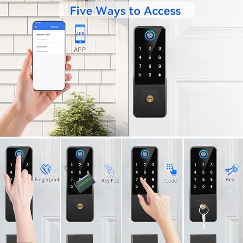Smart Front Door Lock with 5 MethodsYOSIMIKA