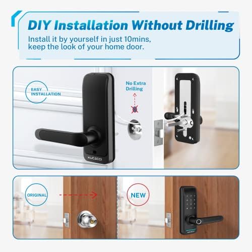Kucacci Smart Door Lock - Keyless Entry for Front Door
