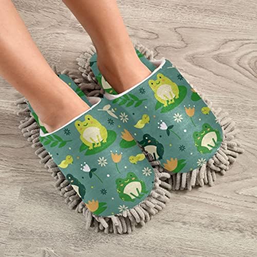 Xigua Microfiber Slippers for Cleaning Floors