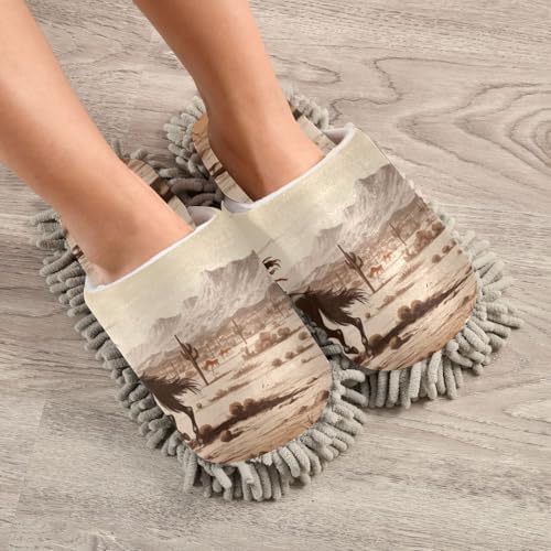 Print-Friendly Microfiber and Chenille Slippers