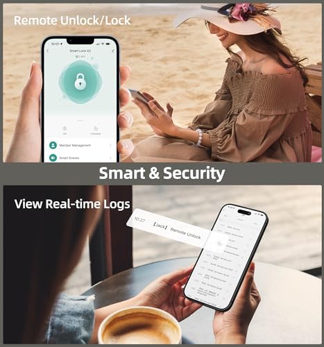 Smart WiFi Door Lock Set with Alexa Voice Control