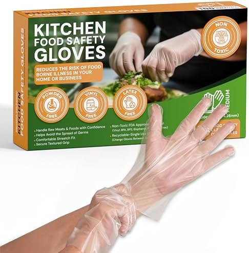Protospheric Disposable Gloves Kitchen Grade Food Safe