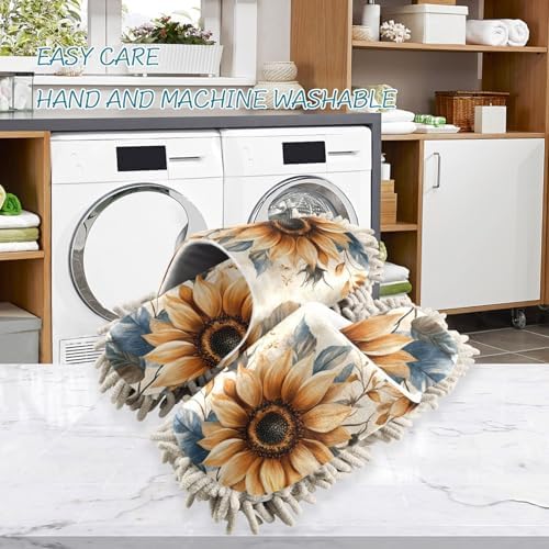 FLildon Elegant Microfiber Slippers for MenWomen Washable Floor Mop