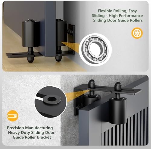 premium sliding gate roller guide with steel bracket