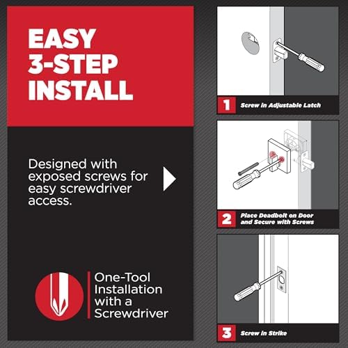 Secure Entry Door Pick-Resistant Satin Brass Keyed Deadbolt with Microban Protection