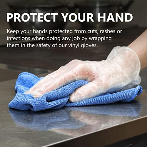 100-Pack Latex-Free Squish Cleaning Gloves Durable Ambidextrous