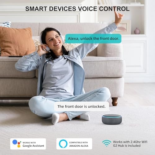 Hornbill Keypad Wi-Fi Door Lock with Alexa Google Home