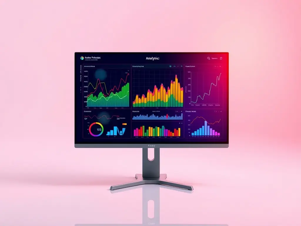 A clean, modern interface displaying complex algorithms and data visualizations, representing the machine learning models used by CogniSynth.